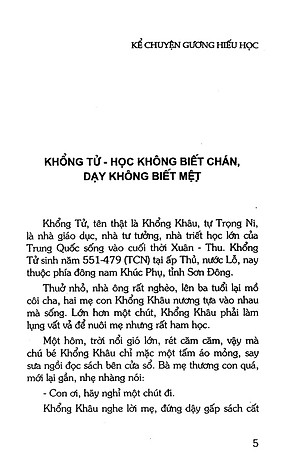 Sách Kể Chuyện Gương Hiếu Học