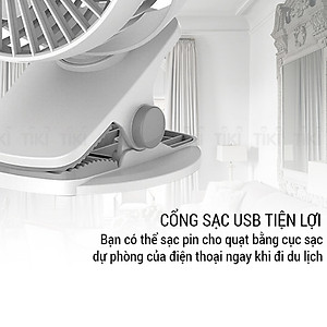 Quạt Sạc Comet CRF0705 (5W) - Hàng chính hãng