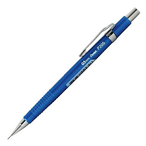 Bút chì kim Pentel P205 ngòi 0.5mm đầu bút bằng inox chống gỉ ruột chì tự xoay viết mượt đều màu