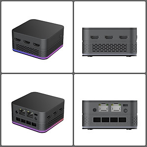 Máy Tính Siêu Nhỏ Ultra Mini T9 PLUS - Intel thế hệ 12 Twin Lake N150 - Hỗ Trợ Xuất Hình 4K 60hz hàng nhập khẩu