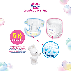 Thùng 2 Tã/bỉm dán Merries cộng miếng đủ size NB82/S76/M60