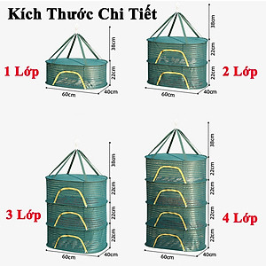 Lồng Phơi Thực Phẩm KUNBE Phơi Rau Củ Thảo Dược Chống Ruồi Muỗi, Côn Trùng Dễ Dàng Vệ Sinh Gấp Gọn