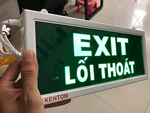 ĐÈN THOÁT HIỂM EXIT LIGHT KT-110 KENTOM (1 MẶT)