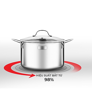 NỒI INOX CAO CẤP 3 LỚP ĐÁY LIỀN TRI-MAX 2353731, 2353732, 2353733, 2353734, 2353735, 2353736