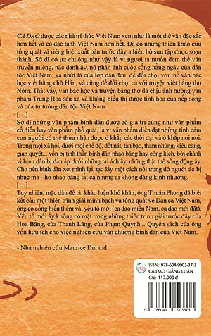 Ca Dao Giảng Luận