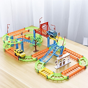 Lắp Ghép Mô Hình Đường Ray Xe Ô Tô