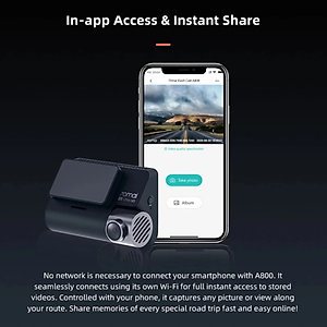 Camera Hành Trình Trước Ô Tô Xiaomi 70mai A800S - Phiên Bản Quốc Tế - HÀNG NHẬP KHẨU