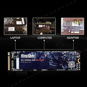 Ổ cứng SSD KingSpec 256GB / NE - 256G , M2 PCIe NVMe - Hàng Chính Hãng