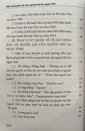 Bảo Vệ Quyền Lợi Của Người Thứ Ba Ngay Tình