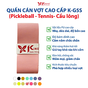 Quấn Cán Vợt KINGTEK K-G5S | Overgrip Cao Cấp Cho Pickleball  - Cầu Lông - Tennis | Êm Tay – Chống Trượt – Hút Mồ Hôi