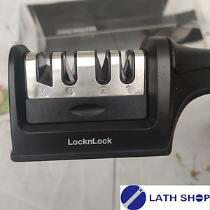 Dụng Cụ Mài Dao Kéo Lock&Lock 4 Lớp CKK114 - Màu Đen