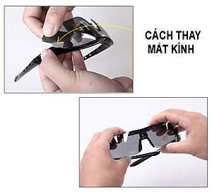 Bộ Kính Đi Xe Đạp Thể Thao,Dã Ngoại 5 In 1 FSB Phân Cực,Chống Tia Cực Tím Có Hộp Đựng Đại Nam Sport