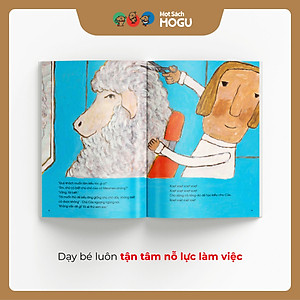 Truyện Ehon bé 3-4-5 tuổi - Chú thợ cắt tóc xoẹt xoẹt