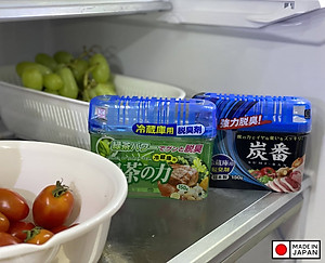 Sáp khử mùi tủ lạnh 150g, khử mùi mạnh mẽ các mùi khó chịu đáng lo ngại với sức mạnh của trà xanh - nội địa Nhật Bản