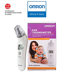 Nhiệt kế điện tử đo tai Omron TH-839S - Cảm Biến Hồng Ngoại Đo Chỉ 1 Giây, Có Đèn Tín Hiệu Báo Khi Bị Sốt
