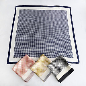 Khăn lụa vuông basic dễ phối đồ AKL90 (70x70cm