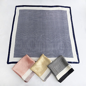Khăn lụa vuông basic dễ phối đồ AKL90 (70x70cm