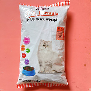 COMBO 5 Gói Thức Ăn Hạt Giá Rẻ Cho Mèo Lớn APro I.Q. Formula 500g