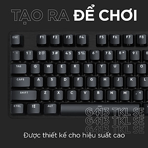 Bàn phím cơ game Logitech G413 TKL SE / G413 SE Full Size - Hàng chính hãng