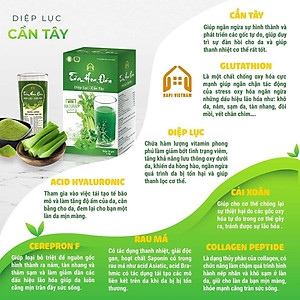 Tâm Hoa Đán - Diệp lục cần tây Collagen