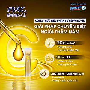 Tinh chất vitamin C dưỡng trắng, mờ thâm cao cấp Melano CC Premium Whitening Essence 20ml
