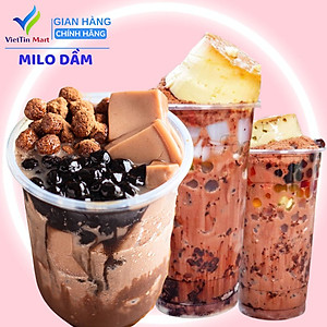 Set Milo Dầm Trân Châu Đường Đen Viettin Mart 400G