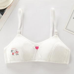 Áo lót bé gái, áo lót học sinh giai đoạn phát triển cài sau 2 móc 7405