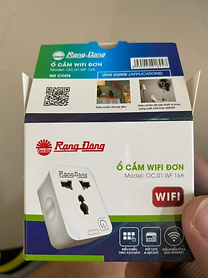 Ổ cắm wifi đơn Model: OC.01.WF 16A