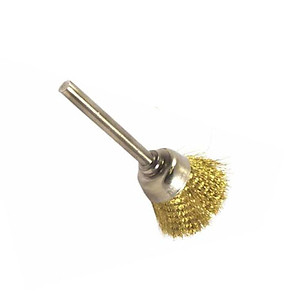 Bộ 5 Chổi Đánh Gỉ Trục 3mm Sợi Đồng (Chổi Xòe)