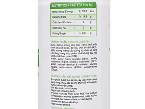 Thùng 24 lon Nước ép Mãng Cầu tươi YOOH Giàu Vitamin D & khoáng chất giải khát và bồi bổ cơ thể