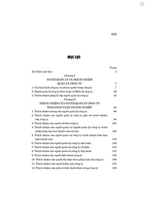 Trách nhiệm của người quản lý công ty (các nghĩa vụ và yêu pháp lý) bản in 2024)