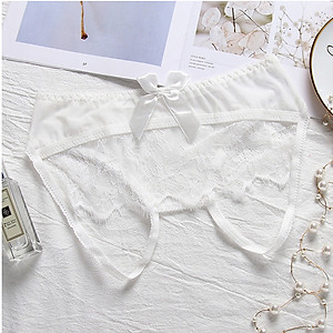 Quần lót nữ màu trắng hở đũng siêu sexy
