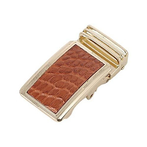 Đầu khóa da cá sấu Huy Hoàng 3,5P đầu vàng màu đen, nâu đất, vàng bò, nâu đỏ HT9213-14-15-16