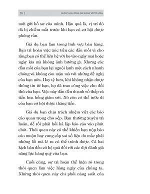 Sách Muốn Thành Công Nói Không Với Trì Hoãn – 21 Nguyên Tắc Vàng Đập Tan Sự Trì Hoãn