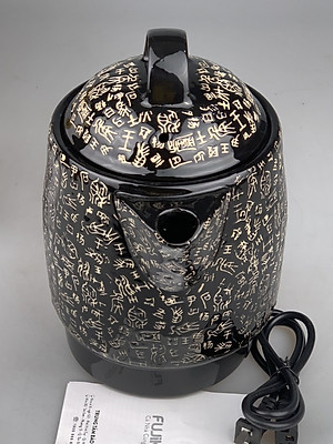 Ấm sắc thuốc điện tự động fujika FJ-ck33 dung tích 3L,Màu chọn phân loại, hoa văn ngẫu nhiên-Hàng chính hãng