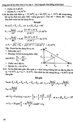 Sách Công Phá Đề Thi Học Sinh Giỏi Vật Lí 11 (Tập 1)