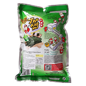 Snack rong biển Tao Kae Noi Crispy Seaweed vị truyền thống 15g
