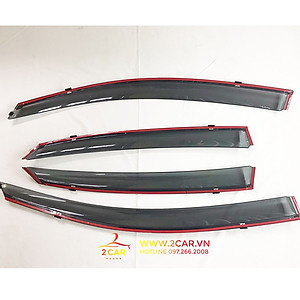 Vè Che Mưa Xe Hyundai Accent 2018- 2021, 2022 chỉ mạ crom cao cấp