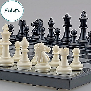 Bộ Cờ Vua Nam Châm Gấp Gọn Cao Cấp - Hàng Chính Hãng