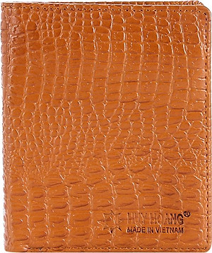 Bộ Ví & Thắt Lưng Nam Vân Cá Sấu Huy Hoàng HT2119-HT4113 (23 x 11,5 cm) - Da Bò