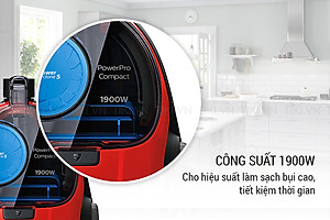 Máy Hút Bụi Philips FC9351 (1900W) - Đỏ - Hàng chính hãng