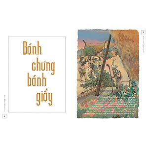 Sách Lịch Sử Việt Nam Bằng Tranh: Bánh Chưng Bánh Giầy (Bản Màu, Bia Cứng)