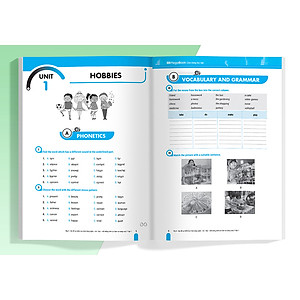 Sách Big 4 bộ đề tự kiểm tra 4 kỹ năng Nghe - Nói - Đọc - Viết tiếng Anh (cơ bản và nâng cao) lớp 7 tập 1 (Global)