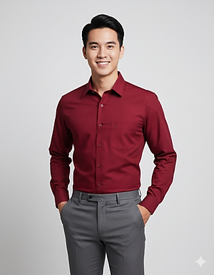 Áo sơ mi tay dài Khatoco