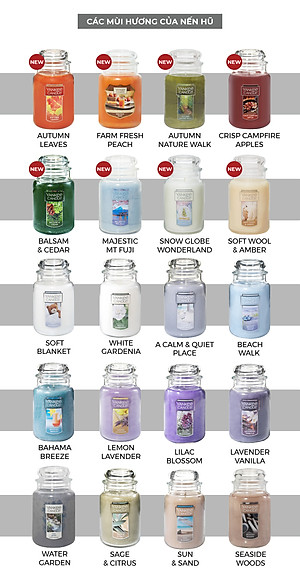 Nến hũ Yankee Candle size L - Majestic Mt. Fuji (623g)