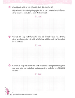 Bài Tập Bổ Trợ Nâng Cao Toán Lớp 3 - Tập 2 (Theo Chương Trình GDPT Của Bộ Kết Nối Tri Thức)