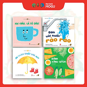 Truyện Ehon bé 1-2-3 tuổi - Bộ 4 cuốn Bé học đồ vật