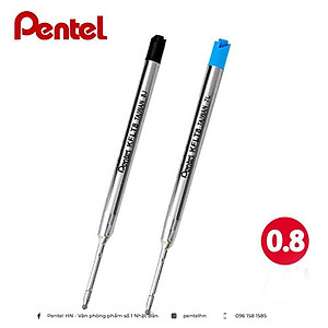 Ruột Bút Ký Nhật Bản Pentel B811 - KFLT8 | Ngòi 0.8mm | 2 Màu Mực (Xanh, Đen)