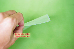 Túi đựng giấy tờ khổ A5 bằng nhựa dẻo PVC (sổ đăng kiểm, giấy chứng nhận tiêm vacxin, hoá đơn...) bamarau - Loại có nắp đậy