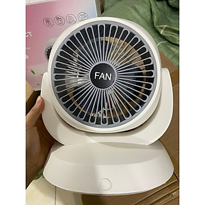 Quạt Tích Điện Để Bàn Fan F3 Xoay 180 Động Cơ Không Tiếng Ồn, 3 Cấp Độ Gió Siêu Mát, Cổng Sạc Nhanh Type-C - Giao Màu Ngẫu Nhiên - Hàng Chính Hãng